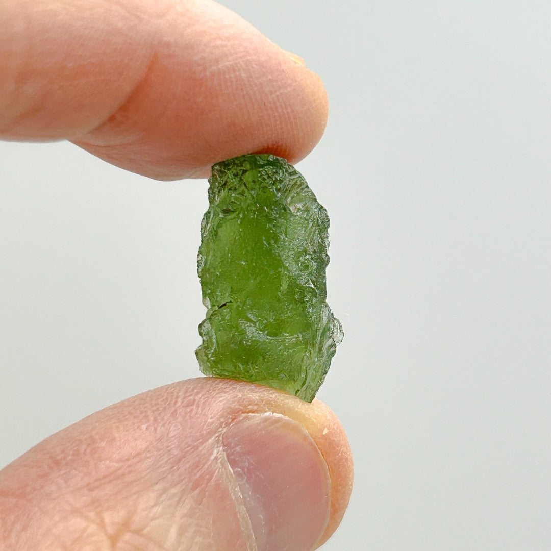 Moldavite Natural Tektite Powerful Crystal 2gm ( 3 )