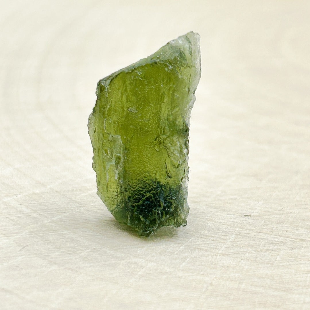 Moldavite Natural Tektite Powerful Crystal 2.5gm ( 10 )