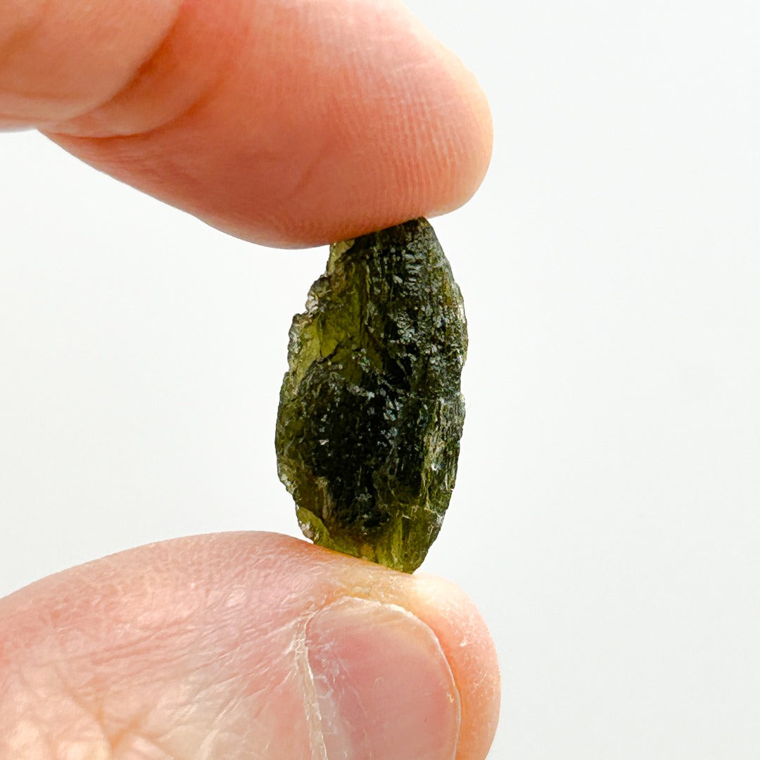 Moldavite Natural Tektite Powerful Crystal 1.95gm ( 16 )