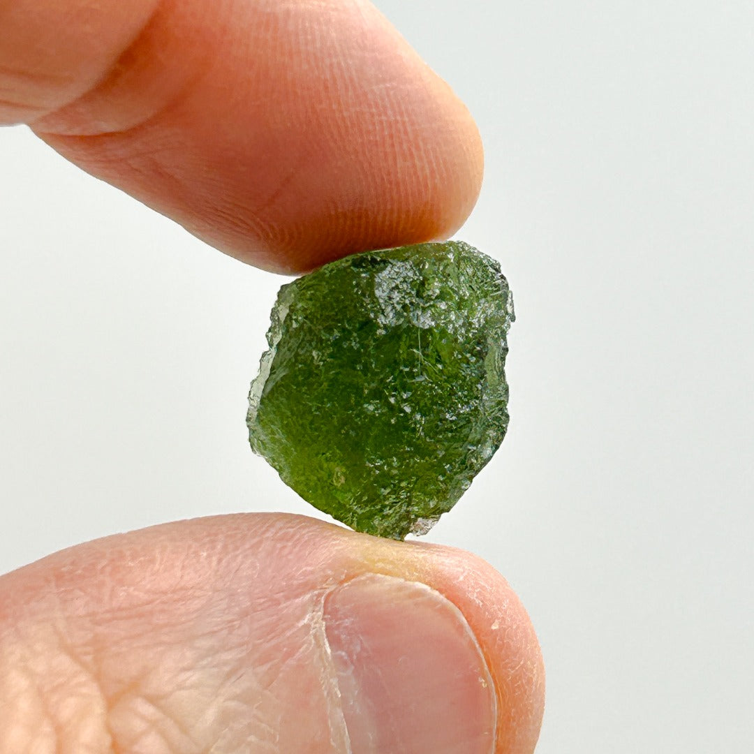 Moldavite Natural Tektite Powerful Crystal 3.1gm ( 18 )