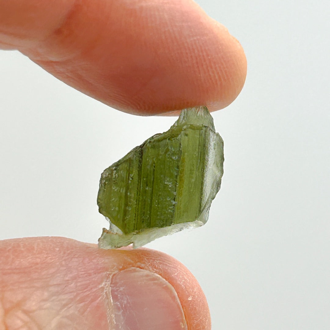 Moldavite Natural Tektite Powerful Crystal 1.6gm ( 19 )