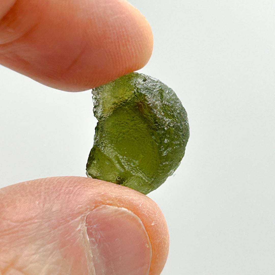 Moldavite Natural Tektite Powerful Crystal 2.1gm ( 20 )