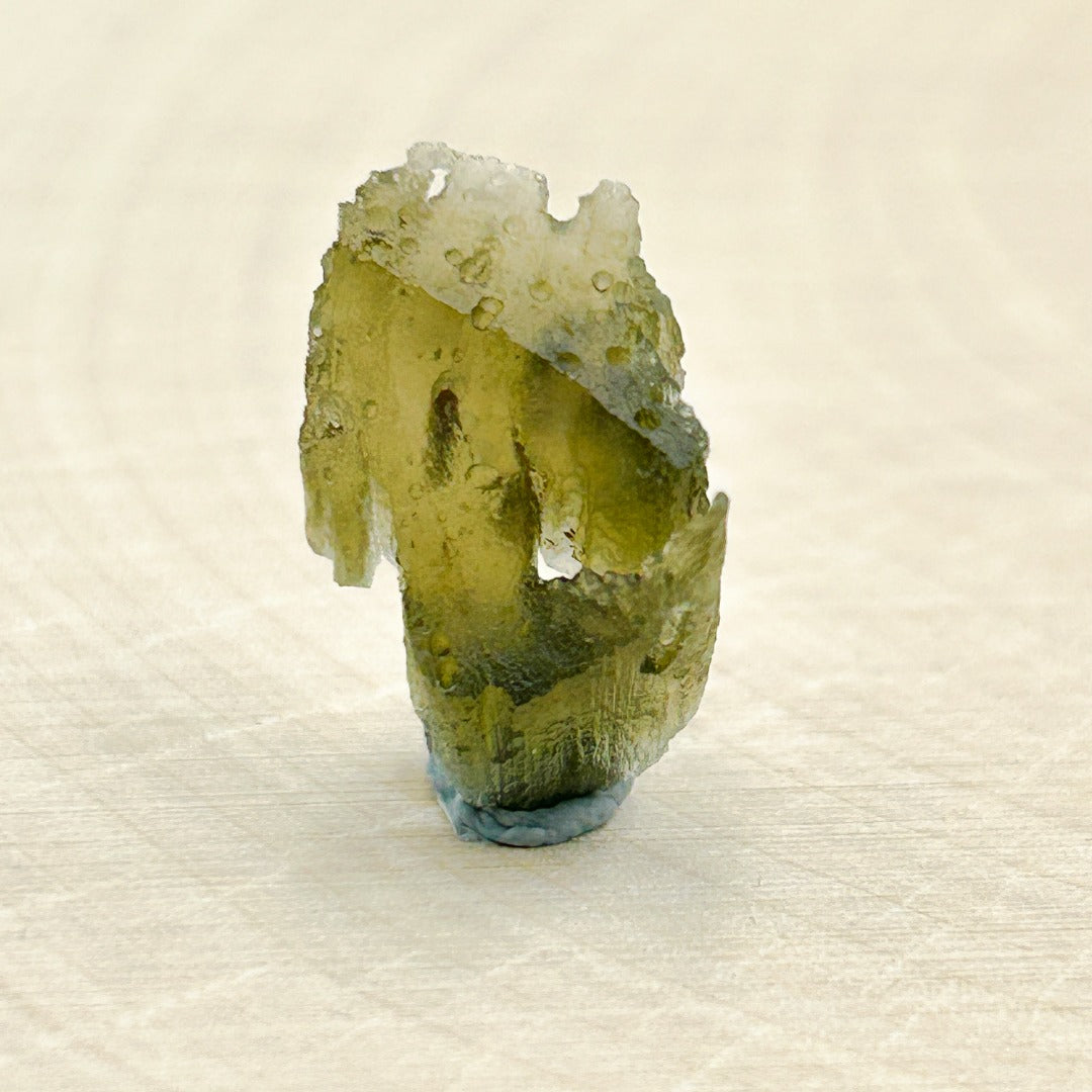 Moldavite Natural Tektite Powerful Crystal 1.25gm ( 21 )