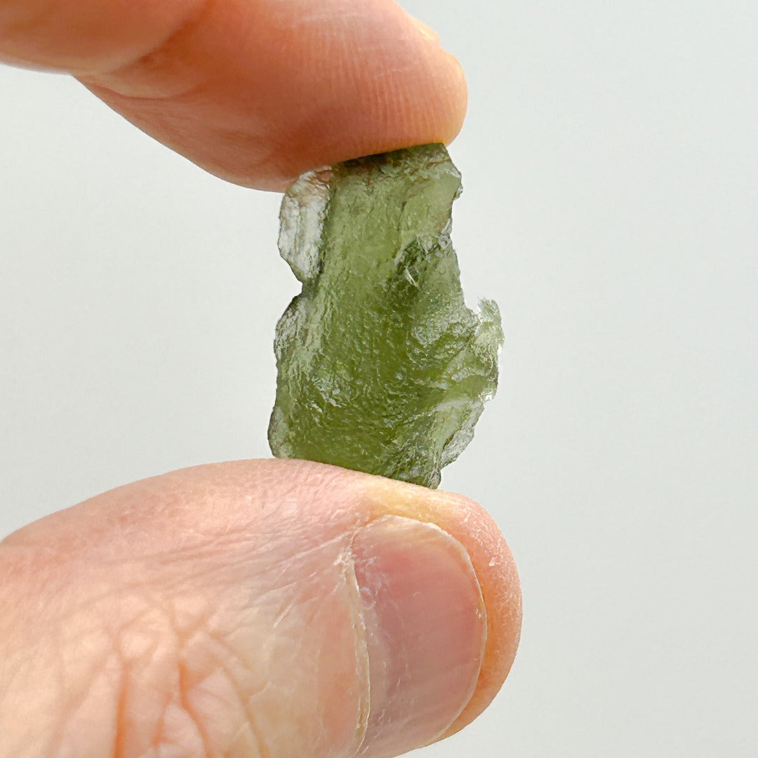 Moldavite Natural Tektite Powerful Crystal 2gm ( 26 )