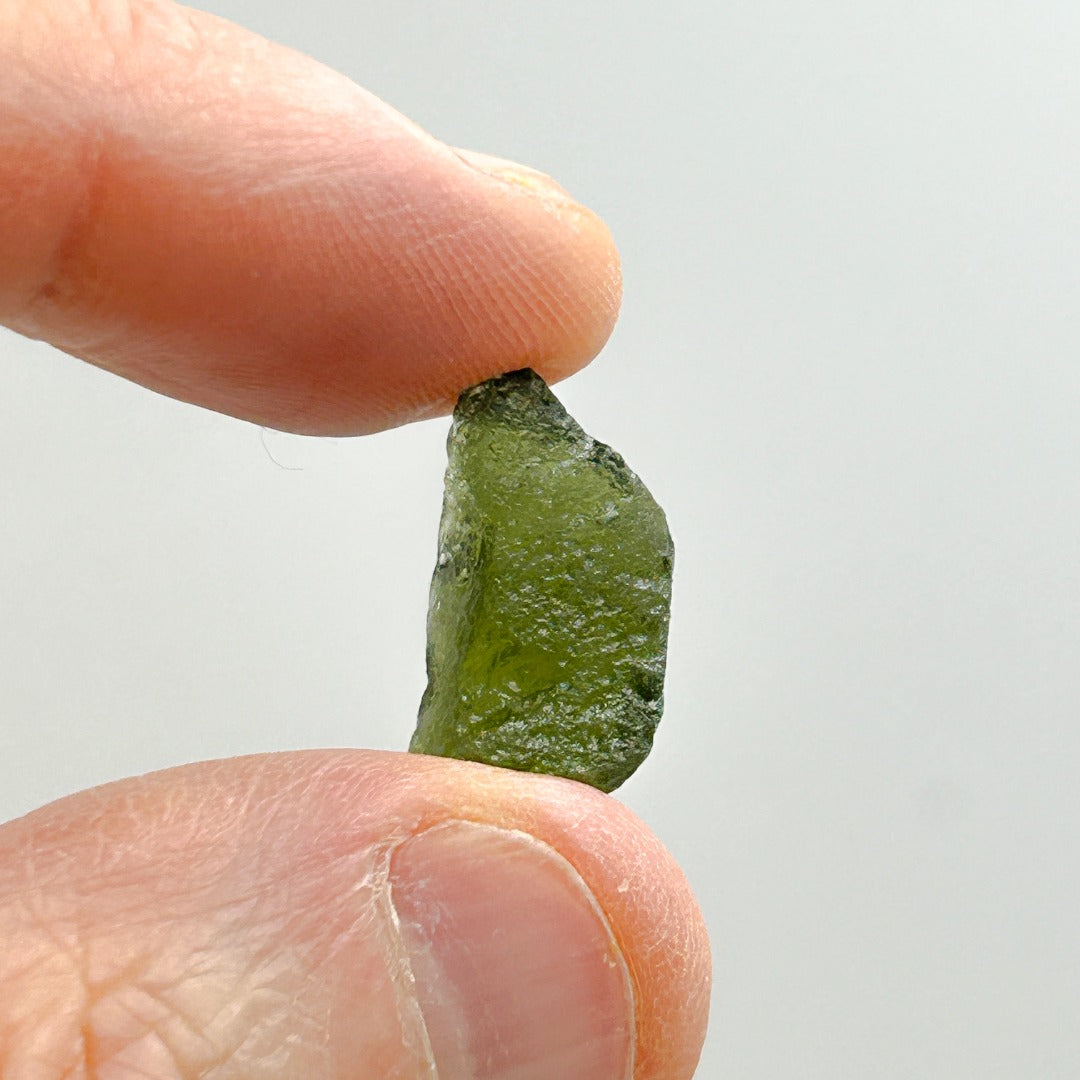 Moldavite Natural Tektite Powerful Crystal 1.7gm ( 27 )