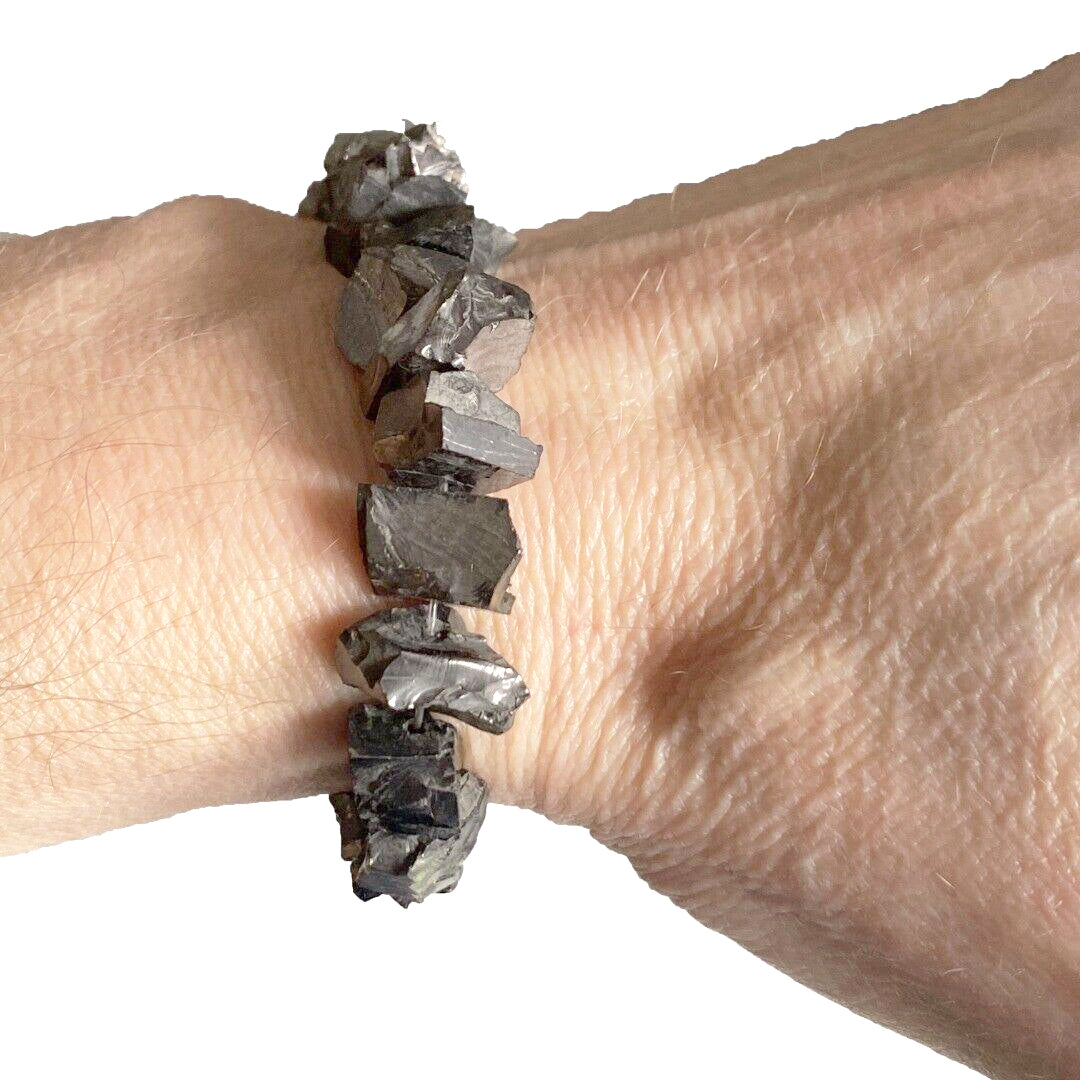 Shungite Elite 7.5 Inch Protection Crystal Bracelet ( 595718 )