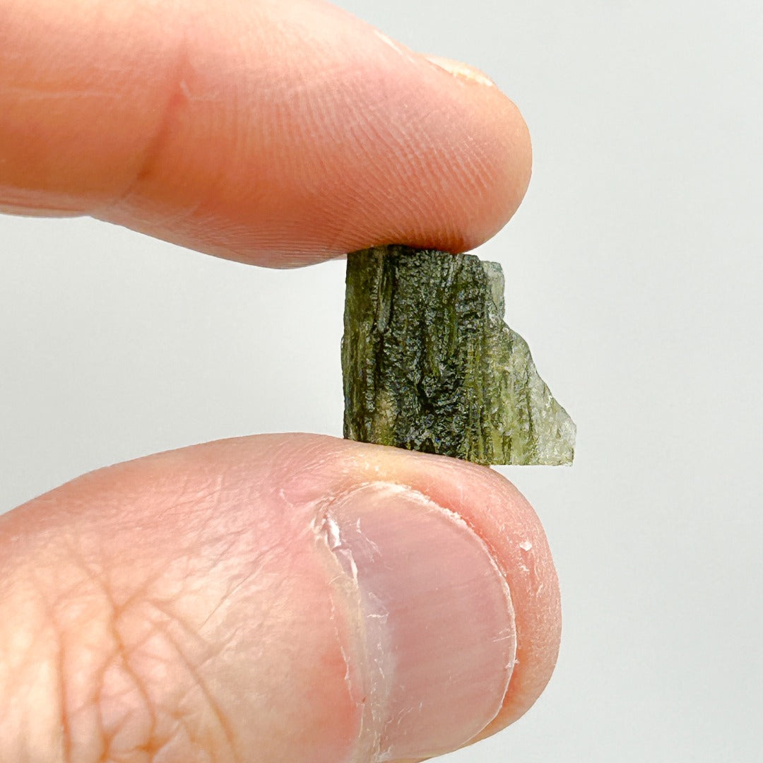 Moldavite Natural Tektite Powerful Crystal 1.6gm ( 48 )