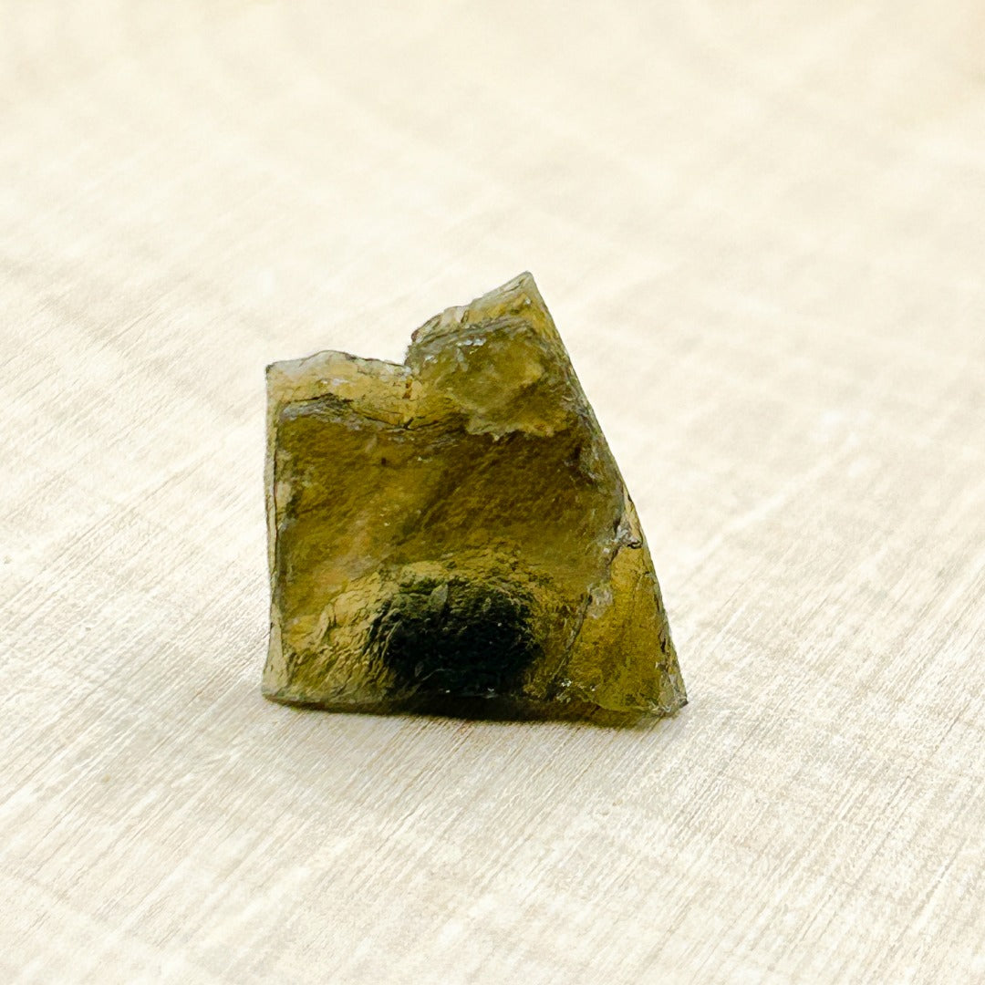 Moldavite Natural Tektite Powerful Crystal 1.1gm ( 53 )