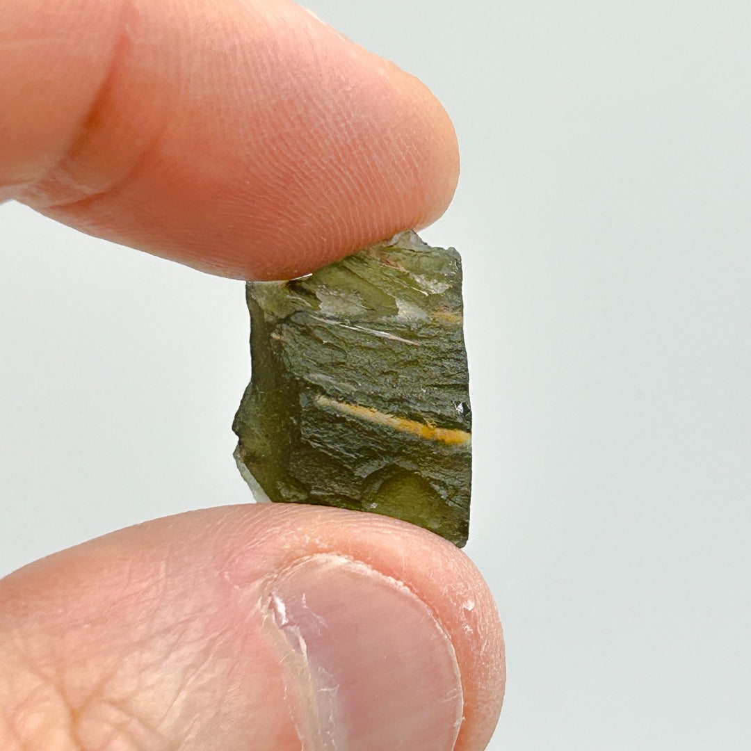 Moldavite Natural Tektite Powerful Crystal 2.8gm ( 55 )
