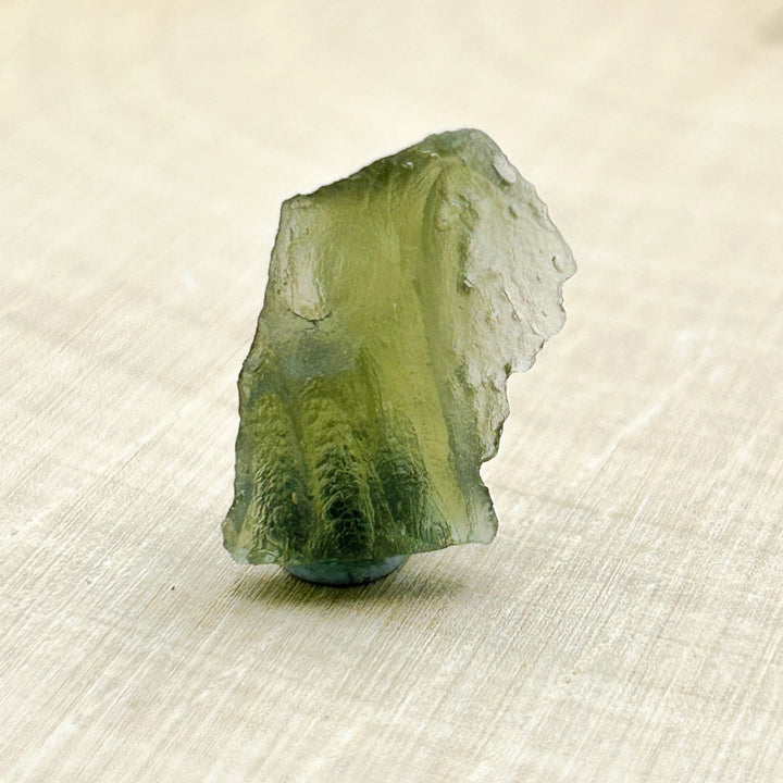 Moldavite Natural Tektite Powerful Crystal 1.4gm ( 56 )