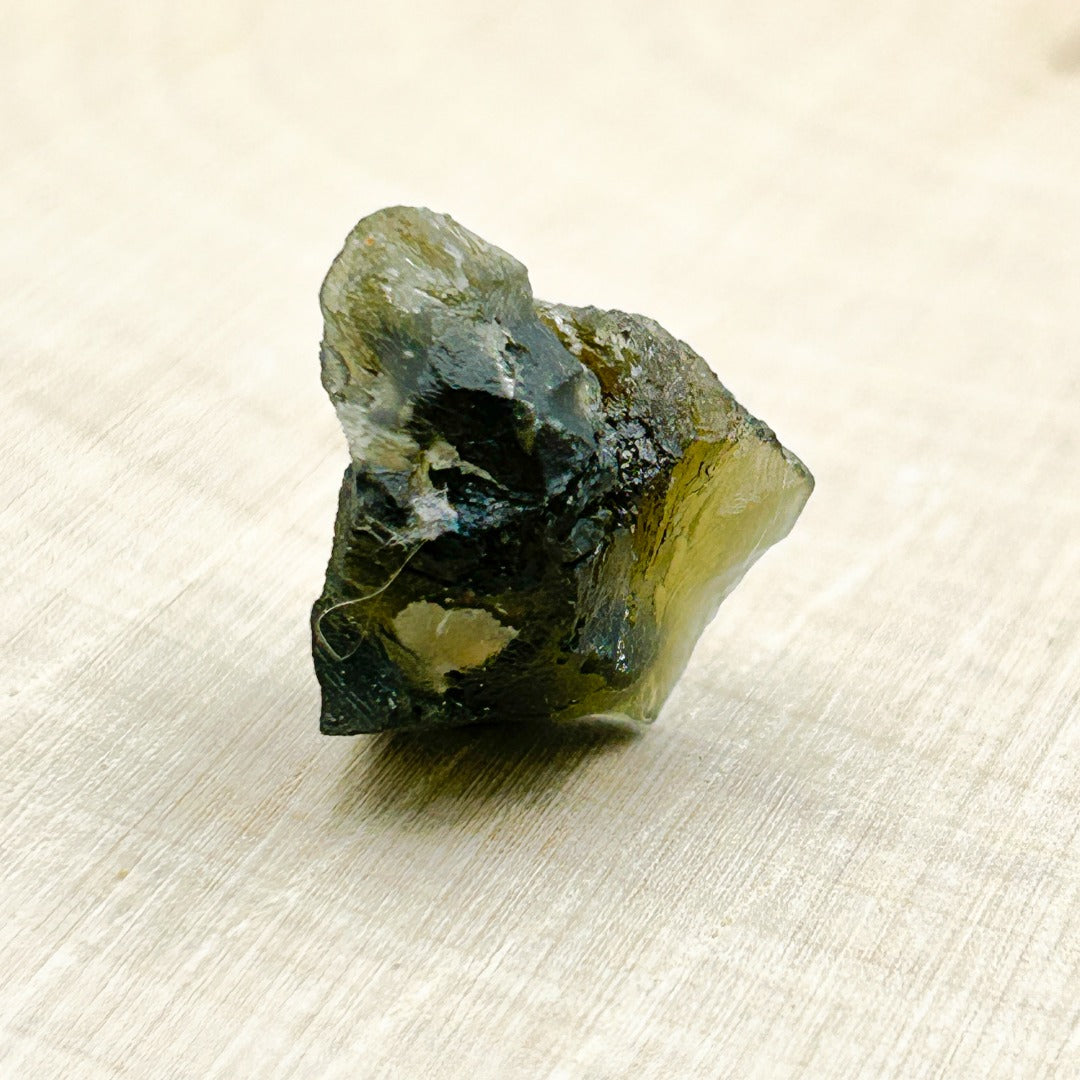 Moldavite Natural Tektite Powerful Crystal 3.1gm ( 61 )