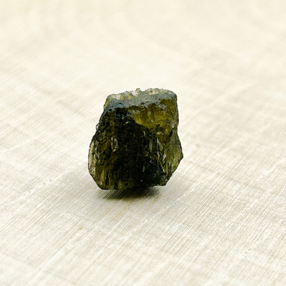 Moldavite Natural Tektite Powerful Crystal 1.2gm ( 67 )