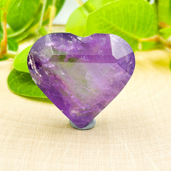 Super Seven  Melody Stone Polished Heart ( 36 )