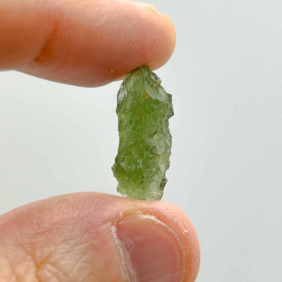 Moldavite Natural Tektite Powerful Crystal 1.2gm ( 92 )