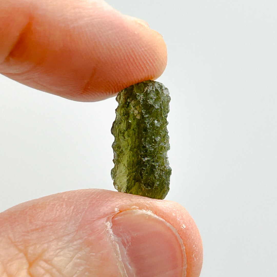 Moldavite Natural Tektite Powerful Crystal 1.2gm ( 95 )