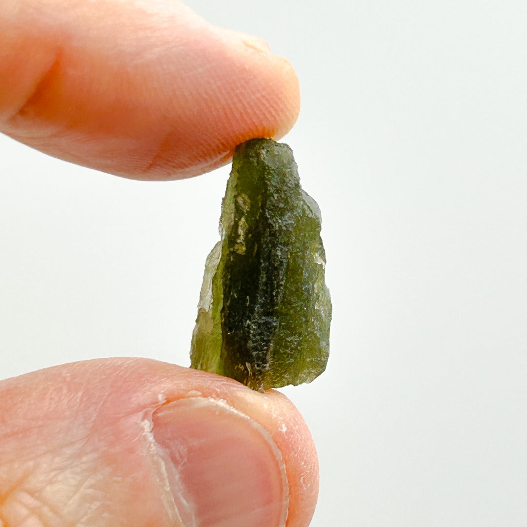 Moldavite Natural Tektite Powerful Crystal 1.8gm ( 100 )