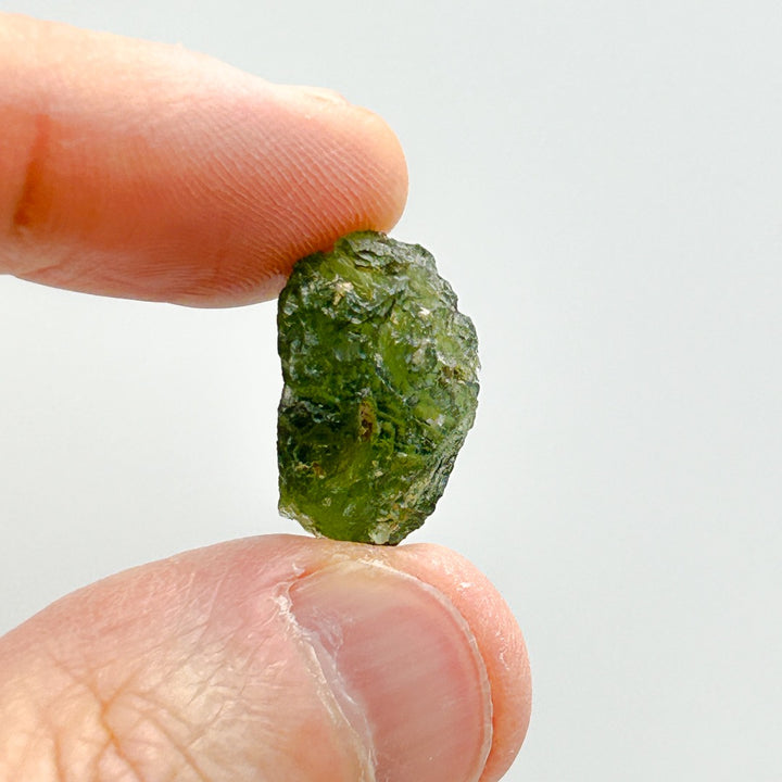 Moldavite Natural Tektite Powerful Crystal 2.2gm ( 102 )