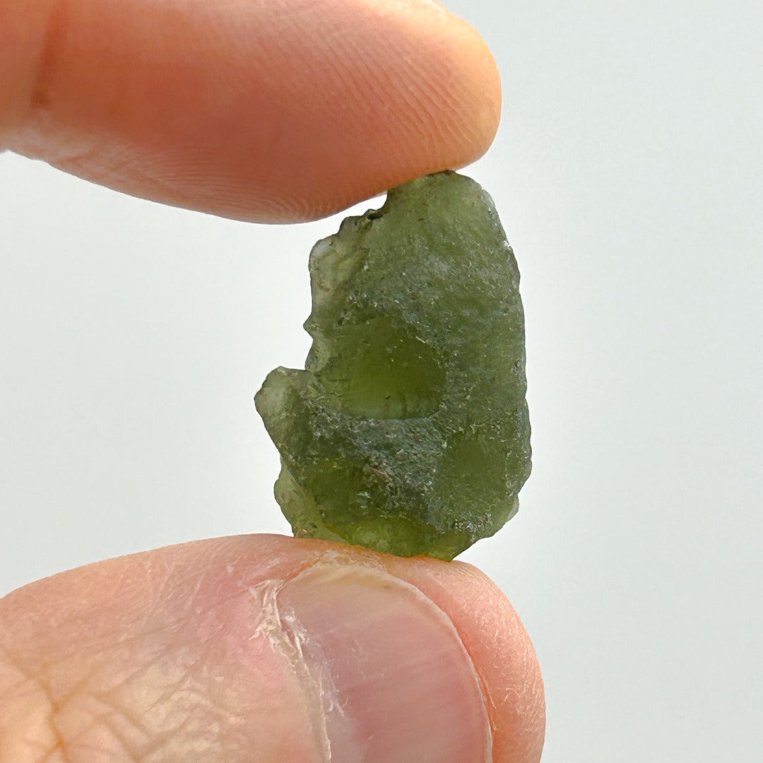 Moldavite Natural Tektite Powerful Crystal 3.4gm ( 137 )