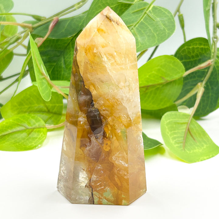 Golden Healer Quartz Tower Point Crystal ( 2 )