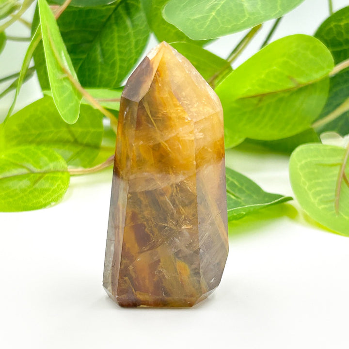 Golden Healer Quartz Tower Point Crystal ( 3 )