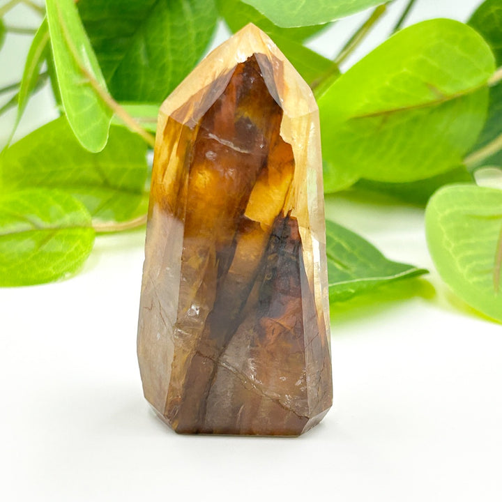 Golden Healer Quartz Tower Point Crystal ( 3 )