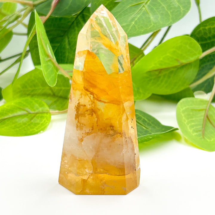 Golden Healer Quartz Tower Point Crystal ( 4 )