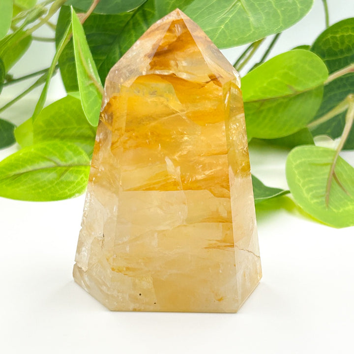 Golden Healer Quartz Tower Point Crystal ( 6 )