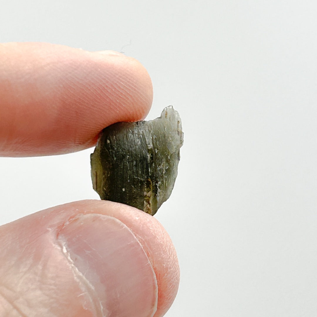 Moldavite Natural Tektite Powerful Crystal 1gm ( 187 )