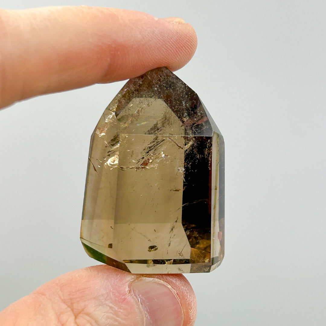 Citrine Crystal Polished Point from Minas Gerais Brazil ( 16 )