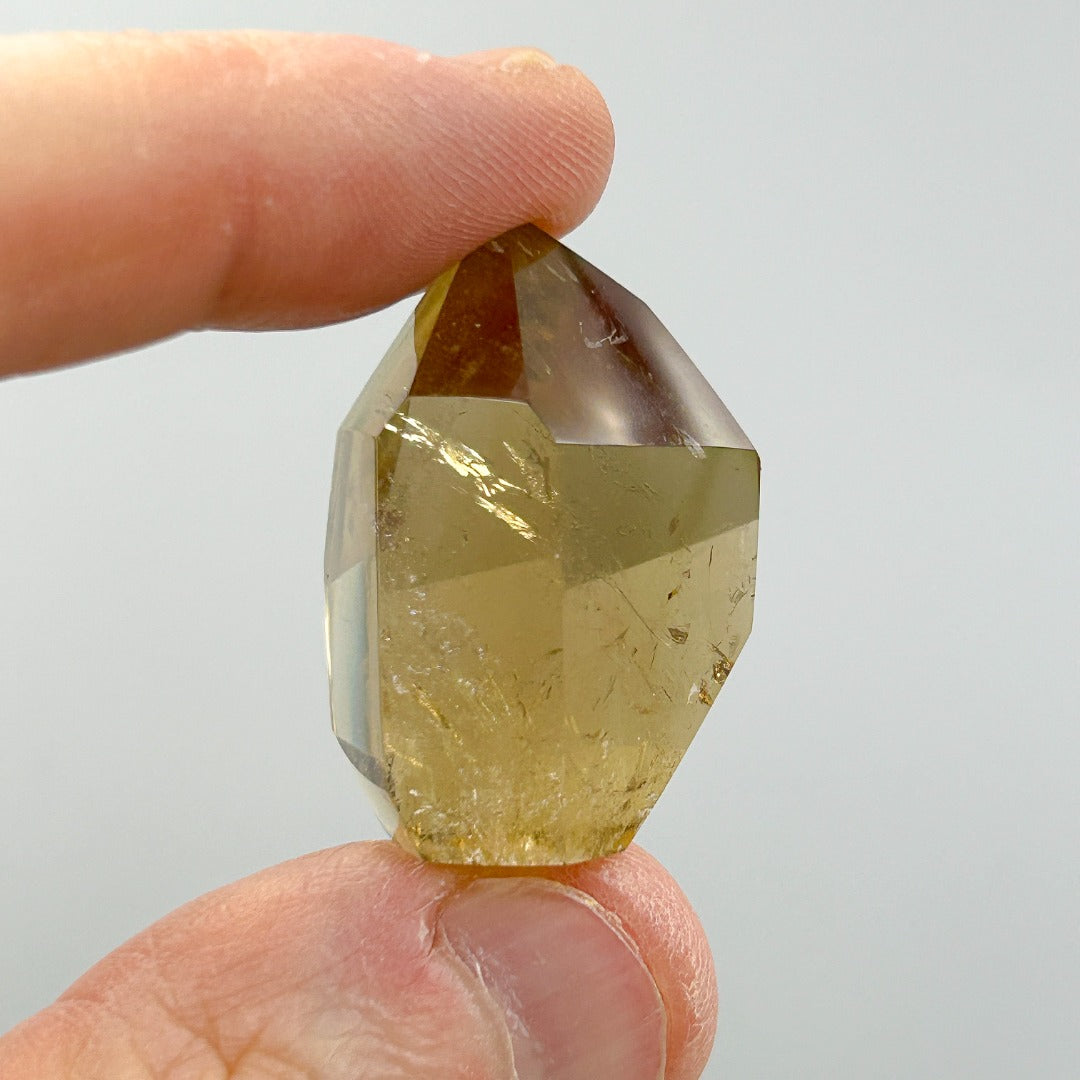 Citrine Crystal Polished Point from Minas Gerais Brazil ( 19 )