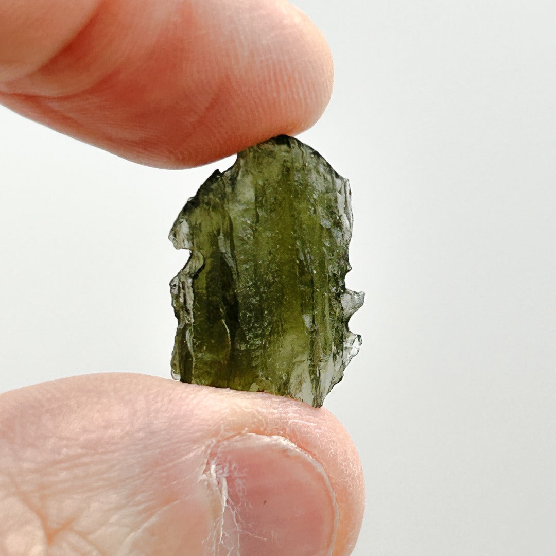 Moldavite Natural Tektite Powerful Crystal 1.75gm ( 203 )