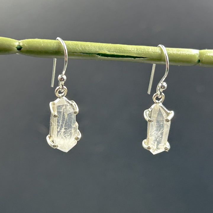 Herkimer Diamond Sterling Silver Earrings ( HD1 )