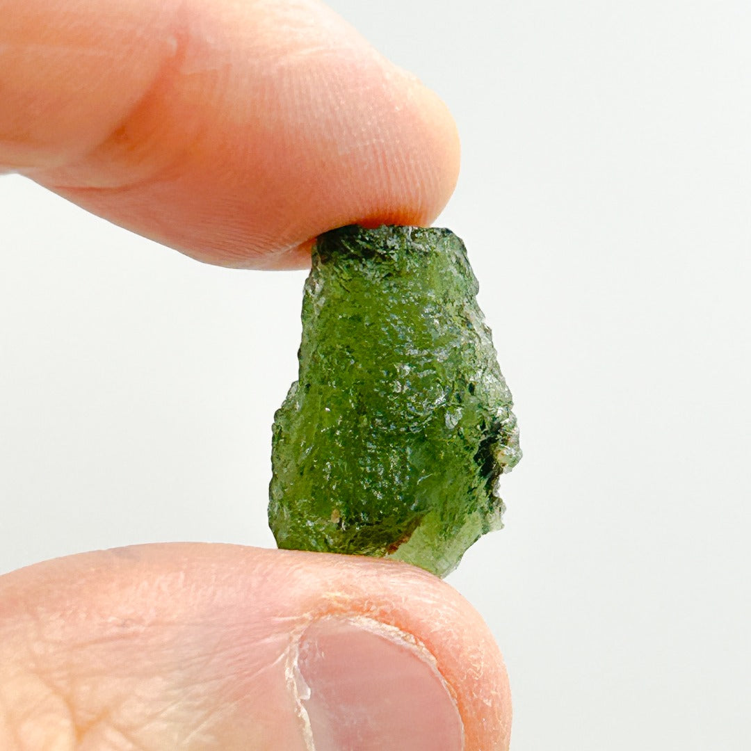 Moldavite Natural Tektite Powerful Crystal 2.8gm ( 4 )