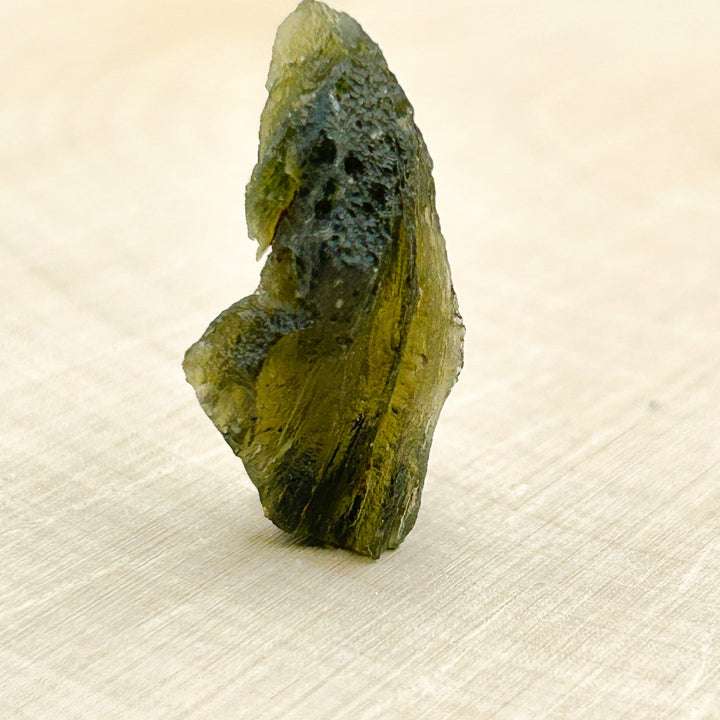 Moldavite Natural Tektite Powerful Crystal 2.8gm ( 5 )