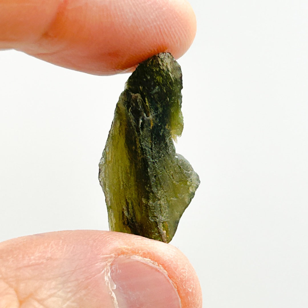 Moldavite Natural Tektite Powerful Crystal 2.8gm ( 5 )