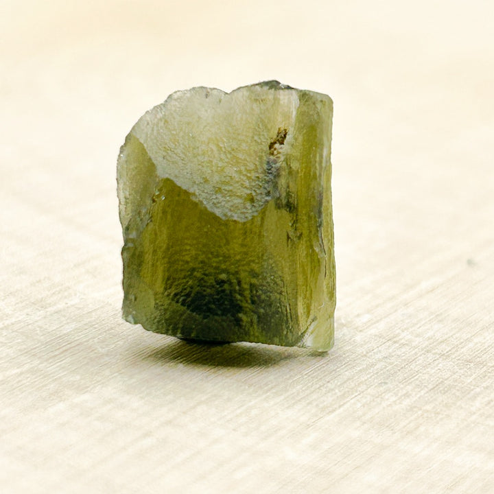 Moldavite Natural Tektite Powerful Crystal 1.9gm ( 6 )