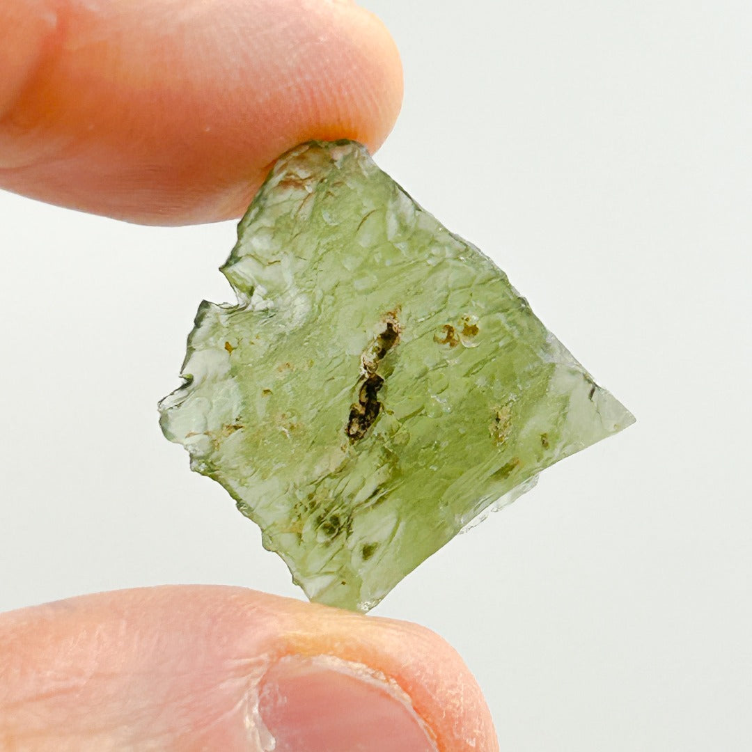 Moldavite Natural Tektite Powerful Crystal 2gm ( 7 )