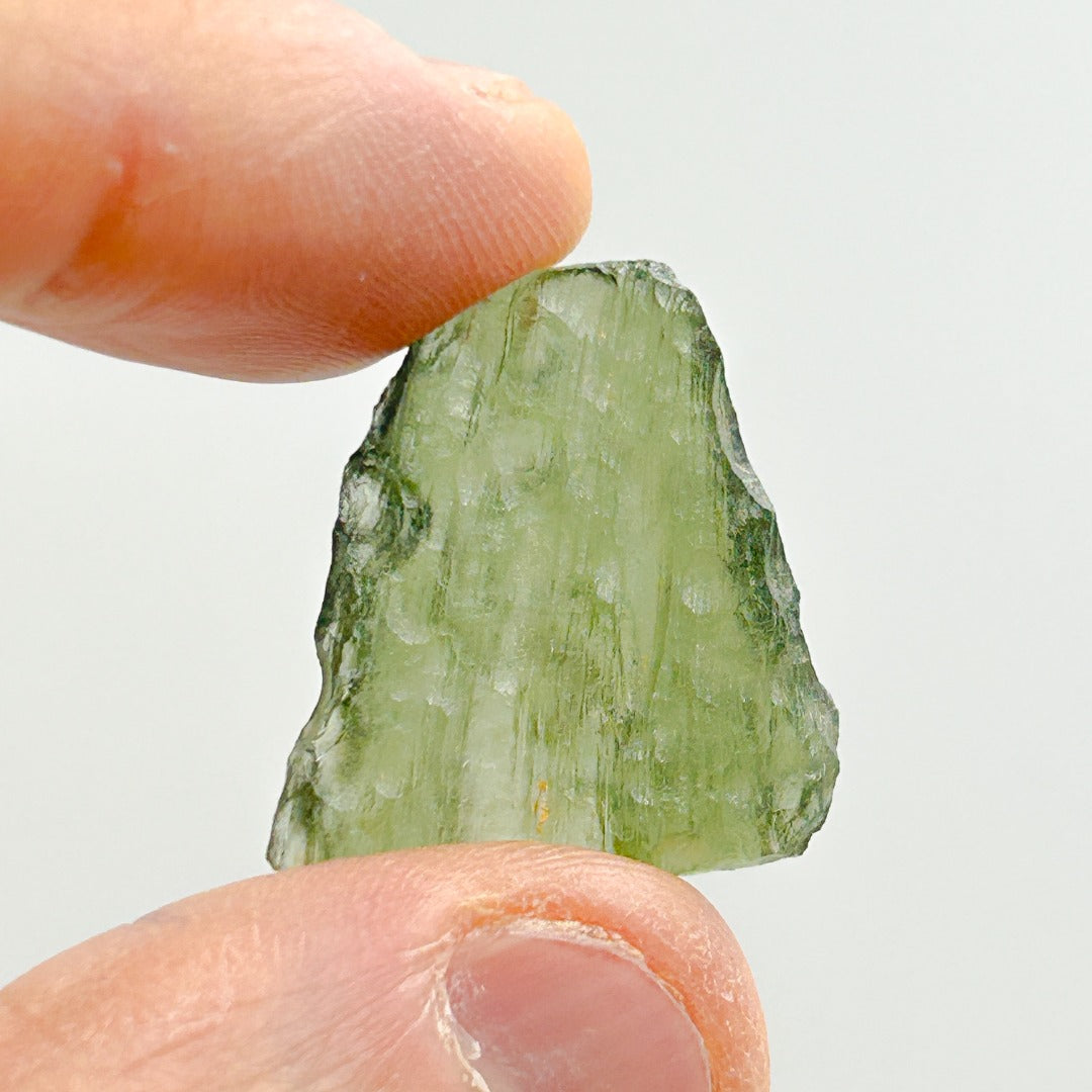 Moldavite Natural Tektite Powerful Crystal 2.6gm ( 10 )