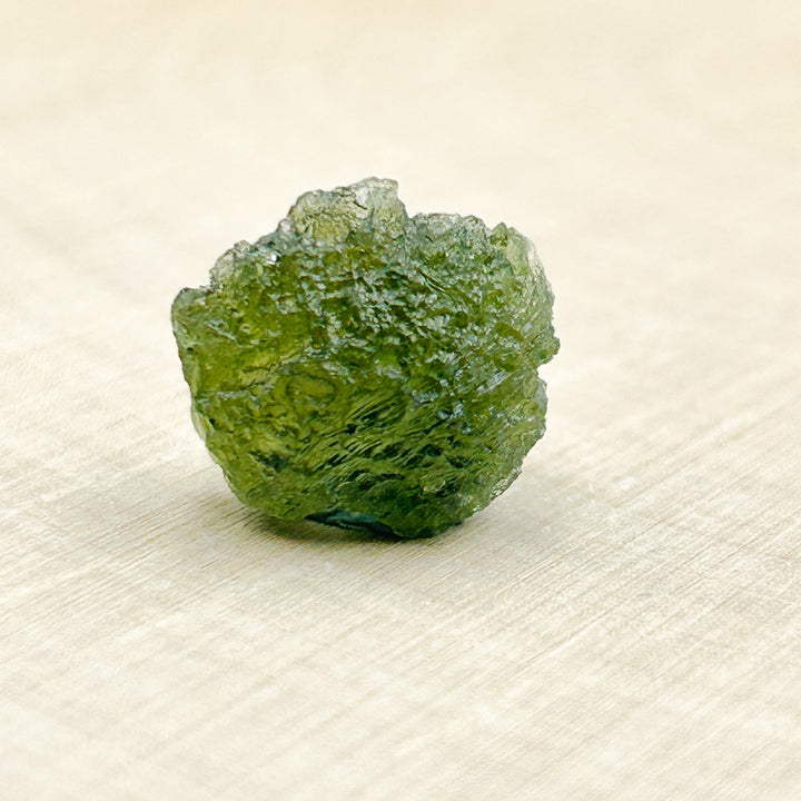 Moldavite Natural Tektite Powerful Crystal 1.6gm ( 17 )