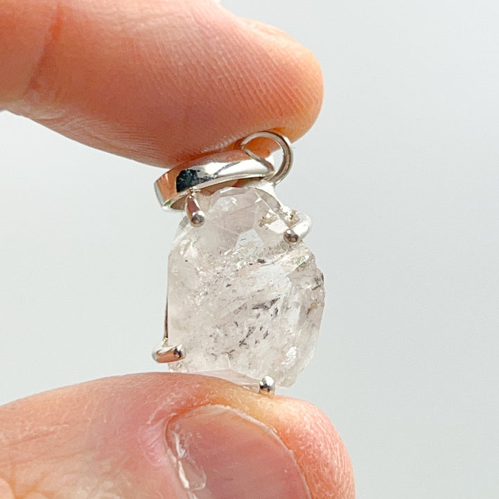 Herkimer Diamond Sterling Silver Pendant ( 3 )