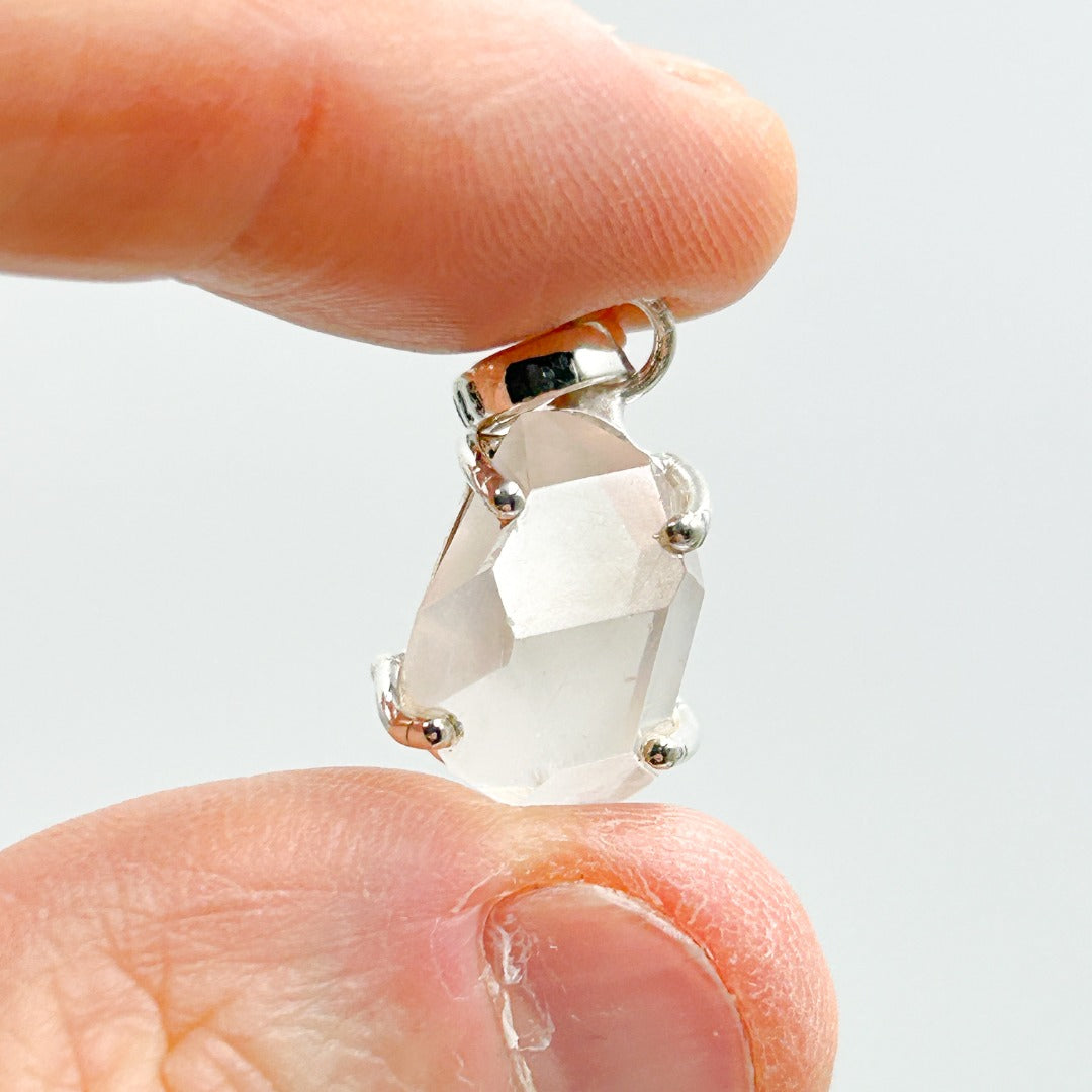 Herkimer Diamond Sterling Silver Pendant ( 4 )