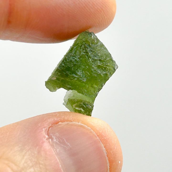 Moldavite Natural Tektite Powerful Crystal 2gm ( 2 )