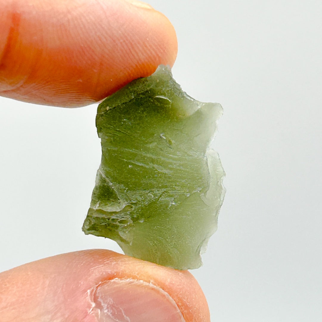 Moldavite Natural Tektite Powerful Crystal 2.2gm ( 4 )