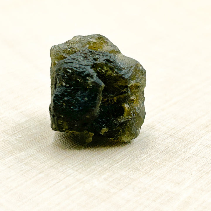 Moldavite Natural Tektite Powerful Crystal 2.8gm ( 15 )