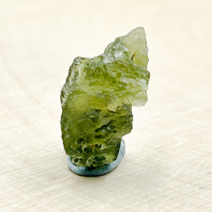 Moldavite Natural Tektite Powerful Crystal 1.8gm ( 19 )