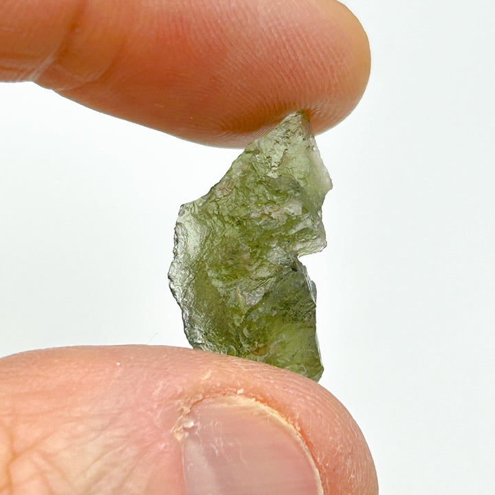 Moldavite Natural Tektite Powerful Crystal 1.8gm ( 19 )