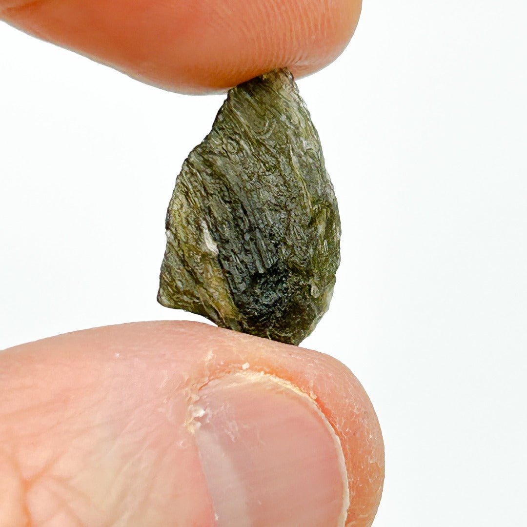 Moldavite Natural Tektite Powerful Crystal 1.8gm ( 24 )