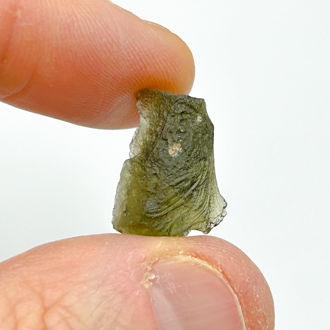 Moldavite Natural Tektite Powerful Crystal 1.8gm ( 26 )