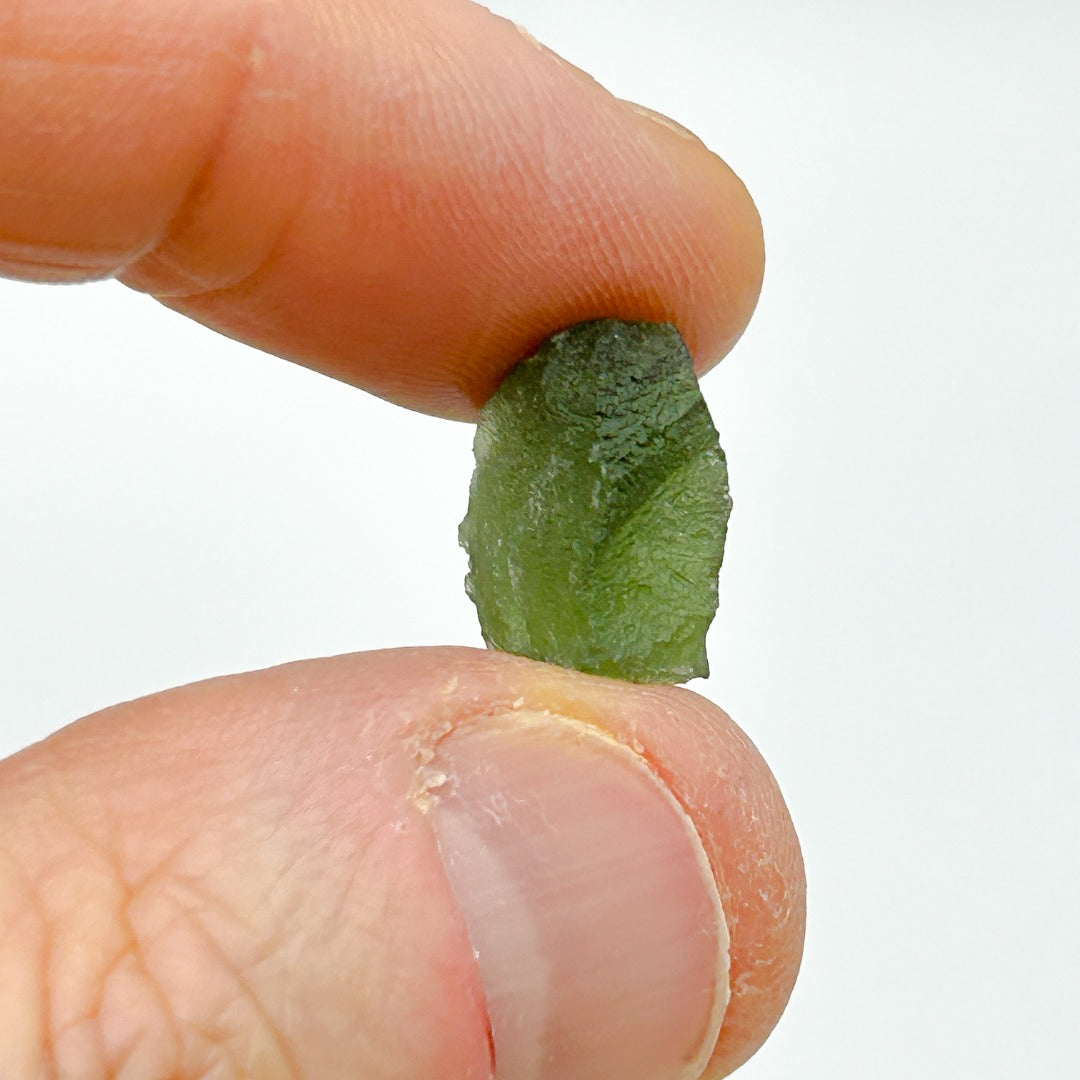 Moldavite Natural Tektite Powerful Crystal 1.6gm ( 27 )