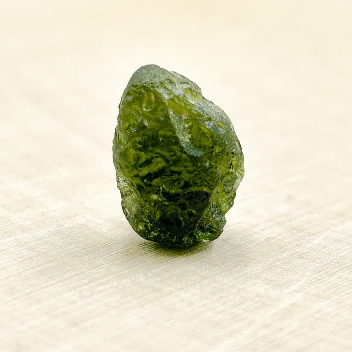 Moldavite Natural Tektite Powerful Crystal 1.6gm ( 201 )